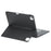 HY-12B Leather Case For iPad Air 13 (2026) / (2025) / (2024) / Pro 12.9 (2022) / (2021) / (2020) / (2018) Detachable Keyboard with Floating Stand - Black - 6