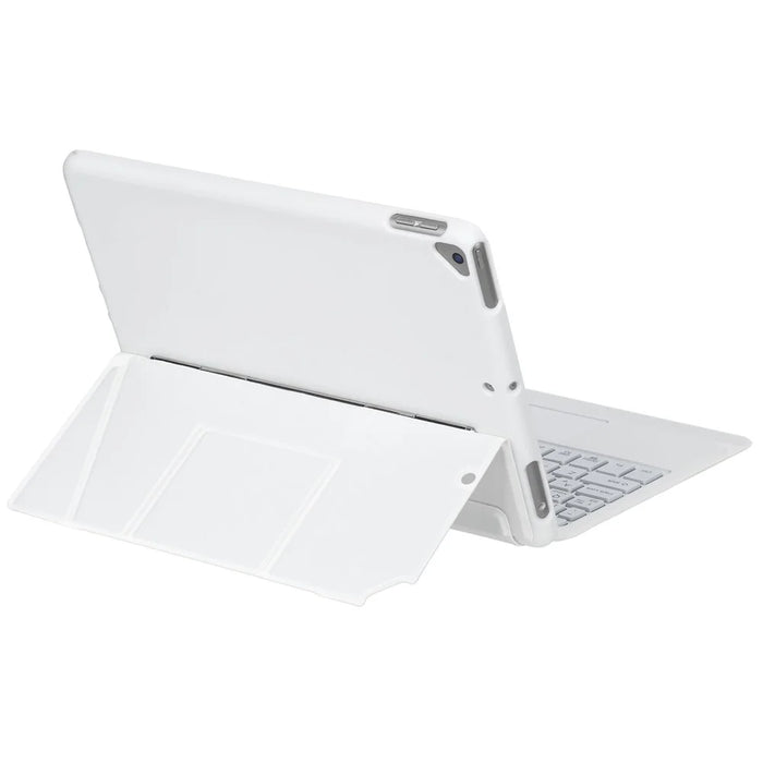 HY-102B Leather Case For iPad 10.2 (2021)/(2020)/(2019)/Air 10.5 inch (2019)/Pro 10.5-inch (2017) Keyboard with Floating Stand - White - 6