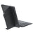 HY-A09B For Samsung Galaxy Tab A9+ X210 Leather Case Detachable Backlit Bluetooth-Compatible Keyboard with Floating Stand - Black - 6