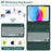 SK-1099D For iPad (2025)  /  10.9 (2022) Tablet Case Leather Cover with BT Keyboard - Midnight Green - 2
