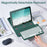 SK-1099D For iPad (2025)  /  10.9 (2022) Tablet Case Leather Cover with BT Keyboard - Midnight Green - 3