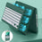 SK-1099D For iPad (2025)  /  10.9 (2022) Tablet Case Leather Cover with BT Keyboard - Midnight Green - 7