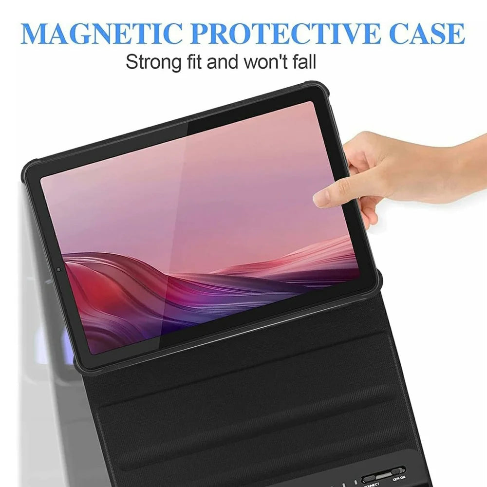 SK-M9 For Lenovo Tab M9 (TB-310FU / TB-310XU) Bluetooth-Compatible Keyboard Leather Case with Pen Slot - 4