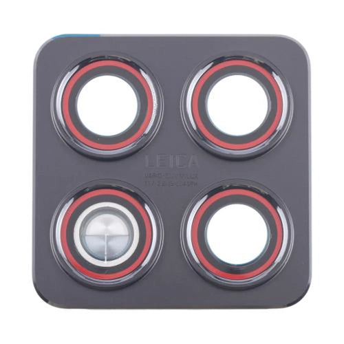 For Xiaomi 14T OEM Back Camera Lens Holder Cover with Glass Part (Without Logo) - Black - 1