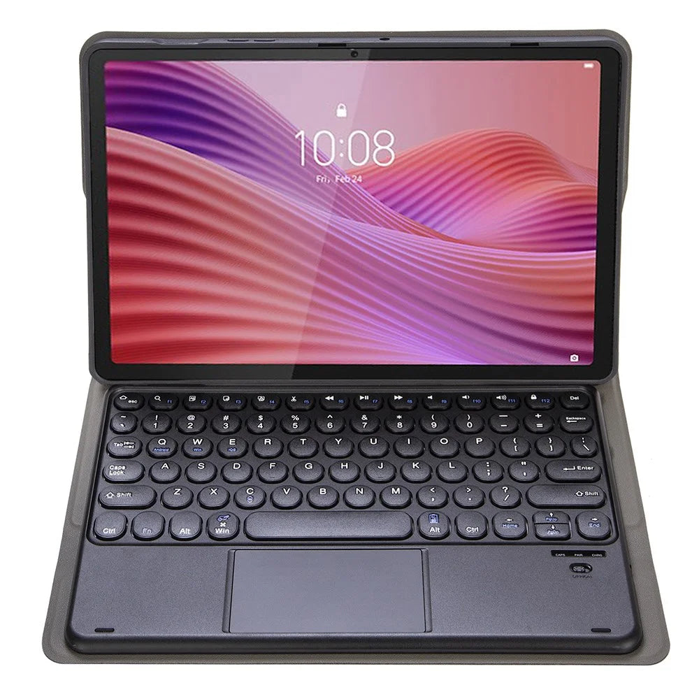 YAM29-A Leather Case for Lenovo Tab 10.1 (2025) / Zhaoyang K10C / S10 TB-311FU / XC TBF1 2025 Bluetooth-Compatible Keyboard with Touchpad - Black - 3