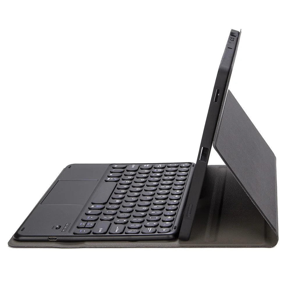 YAM29-A Leather Case for Lenovo Tab 10.1 (2025) / Zhaoyang K10C / S10 TB-311FU / XC TBF1 2025 Bluetooth-Compatible Keyboard with Touchpad - Black - 4