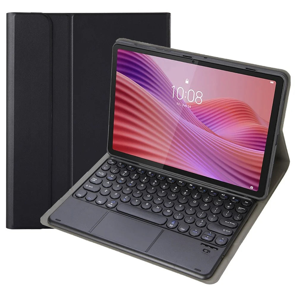 YAM29-A Leather Case for Lenovo Tab 10.1 (2025) / Zhaoyang K10C / S10 TB-311FU / XC TBF1 2025 Bluetooth-Compatible Keyboard with Touchpad - Black - 5