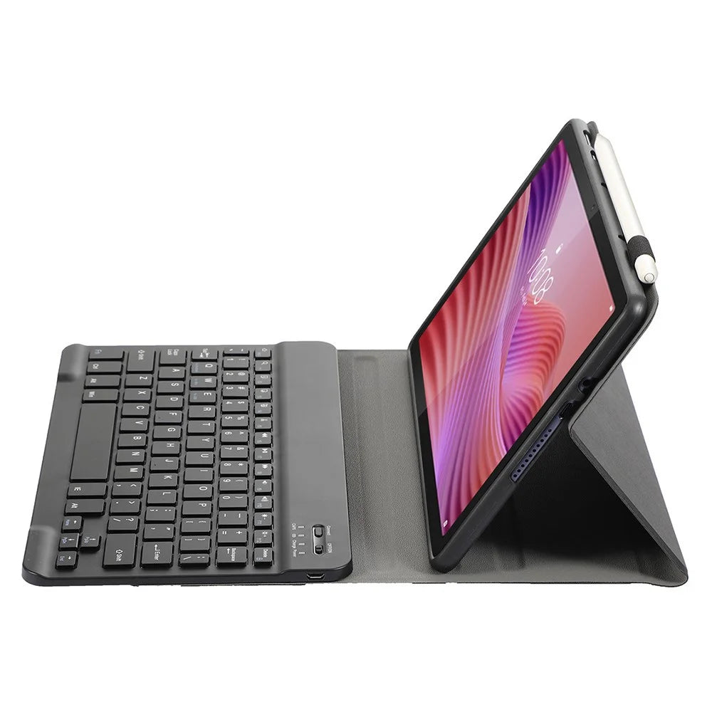 AM29 Leather Case for Lenovo Tab 10.1 (2025) / Zhaoyang K10C / S10 TB-311FU / XC TBF1 2025 Bluetooth-Compatible Keyboard - Black - 4