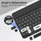 SK-M10 For Lenovo Tab M10 (Gen 3) Leather Tablet Stand Cover + Bluetooth-Compatible Keyboard - 5