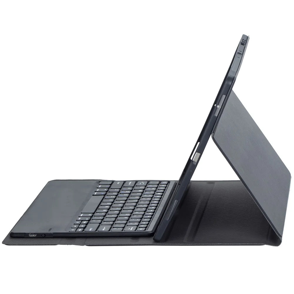 A820B For Samsung Galaxy Tab S10 FE+ X620 / X626B Detachable Bluetooth-Compatible Keyboard Case with Pen Slot - Black - 5