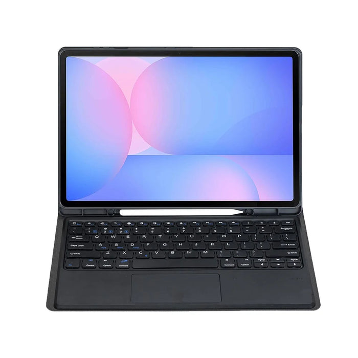 A820B-A For Samsung Galaxy Tab S10 FE+ X620 / X626B Detachable Bluetooth-Compatible Keyboard Case with Touchpad - Black - 4