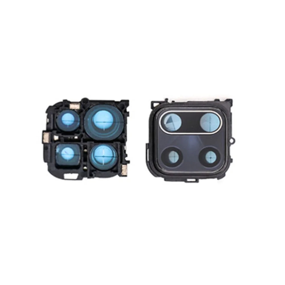 OEM Back Camera Lens Holder Cover with Glass Part for Xiaomi Redmi Note 9S - Black - 2