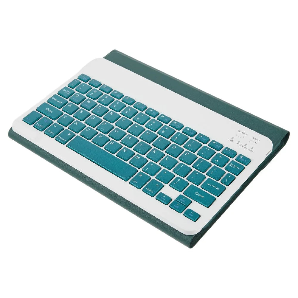 10.1-311FU For Lenovo Tab 10.1 (2025) (TB-311FU / TB-311XU) Wireless Bluetooth-Compatible Keyboard Protective Cover - Midnight Green - 4