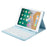 SK-9709D Leather Case For iPad 9.7-inch (2018) / (2017) / Air (2013) / Air 2 , Colorful Backlit Bluetooth-Compatible Keyboard - Sky Blue - 2