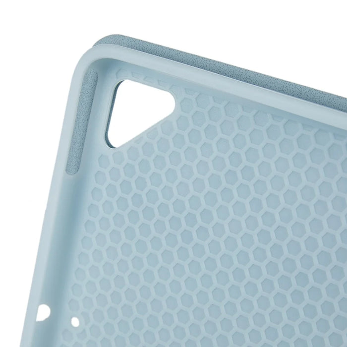 SK-9709D Leather Case For iPad 9.7-inch (2018) / (2017) / Air (2013) / Air 2 , Colorful Backlit Bluetooth-Compatible Keyboard - Sky Blue - 7