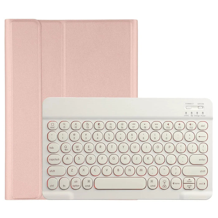Y07S For iPad 9.7-inch (2018) (2017) / iPad Pro 9.7 inch (2016) / Air 2 / Air (2013) Bluetooth-Compatible Keyboard Leather Case - 1