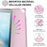 Skin Touch Leather Case for iPad Air 2 / Air (2013) / iPad 9.7-inch (2018) (2017) Bluetooth-Compatible Keyboard Stand Cover - Pink - 4