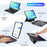 DUX DUCIS For Samsung Galaxy Tab S10 FE+ Bluetooth-compatible Keyboards  Magnetic Detachable PU Leather Tablet Cover - Black - 6