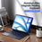 DUX DUCIS For iPad Air 13 (2026) / (2025) / (2024) / 12.9 (2022) / (2021) / (2020) / (2018) MK Pro Series Leather Case Magnetic Floating Keyboard with Trackpad - Black - 4