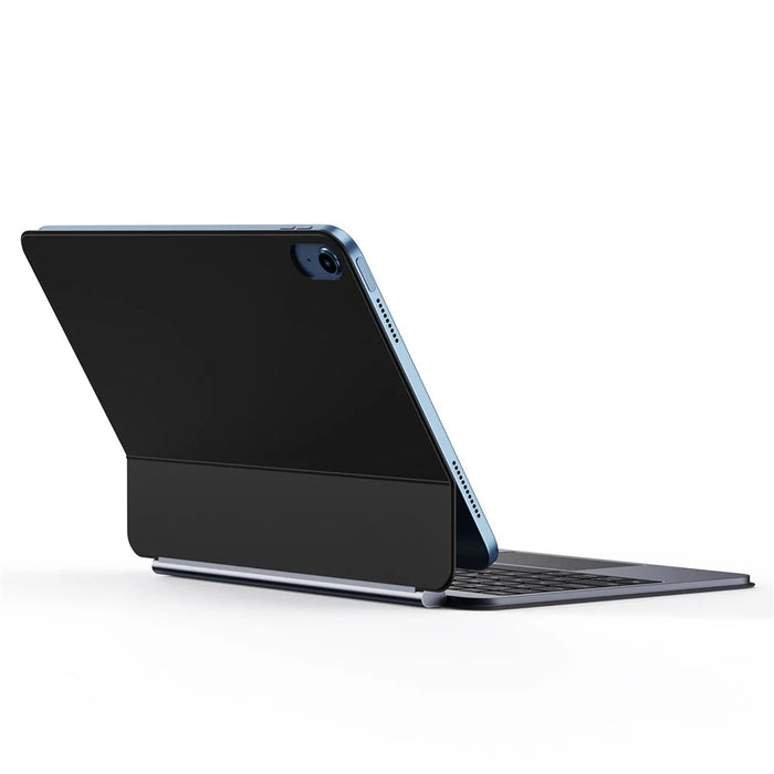 DUX DUCIS For iPad (2025) / iPad 10.9 (2022)  MK Pro Series Leather Case Magnetic Floating Keyboard with Trackpad - Black - 2