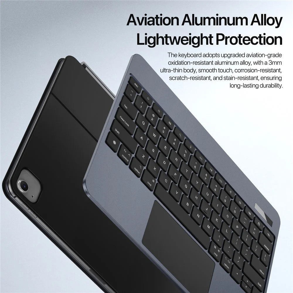 DUX DUCIS MK Pro For iPad Air 11 (2026) / (2025) / (2024) / Air (2022) / (2020) / Pro 11 (2022) / (2021) / (2020) / (2018) Case + Aluminum Alloy Magnetic Floating Keyboard - 4