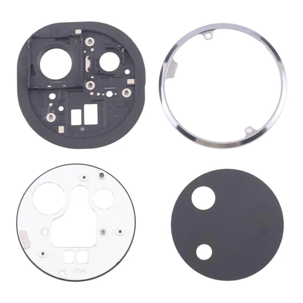 For Xiaomi Redmi K80 5G OEM Back Camera Lens Holder Cover with Glass Part (Without Logo) - Black - 3