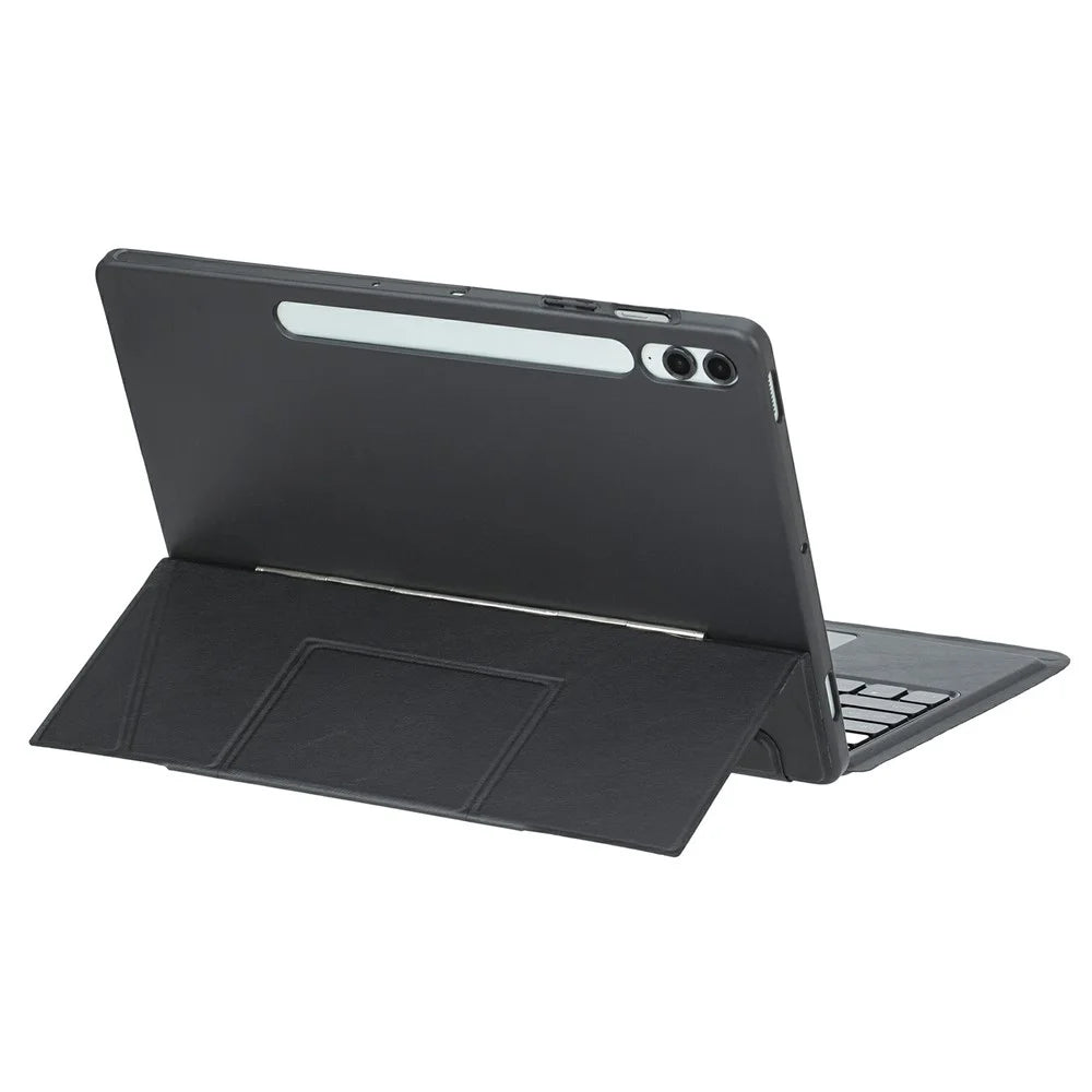HY-820B For Samsung Galaxy Tab S10 FE+ X620 / X626B Detachable Touchpad Backlit Bluetooth-Compatible Keyboard Tablet Stand Cover - 3
