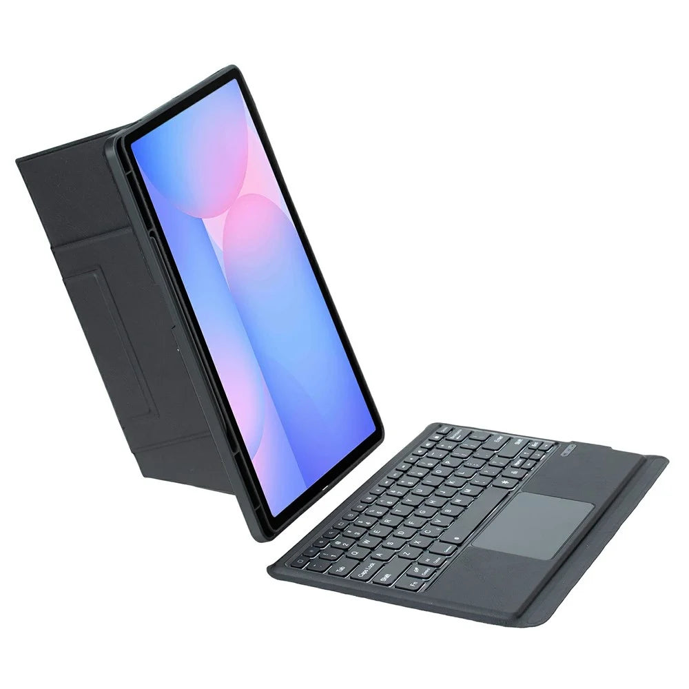 HY-820B For Samsung Galaxy Tab S10 FE+ X620 / X626B Detachable Touchpad Backlit Bluetooth-Compatible Keyboard Tablet Stand Cover - 6