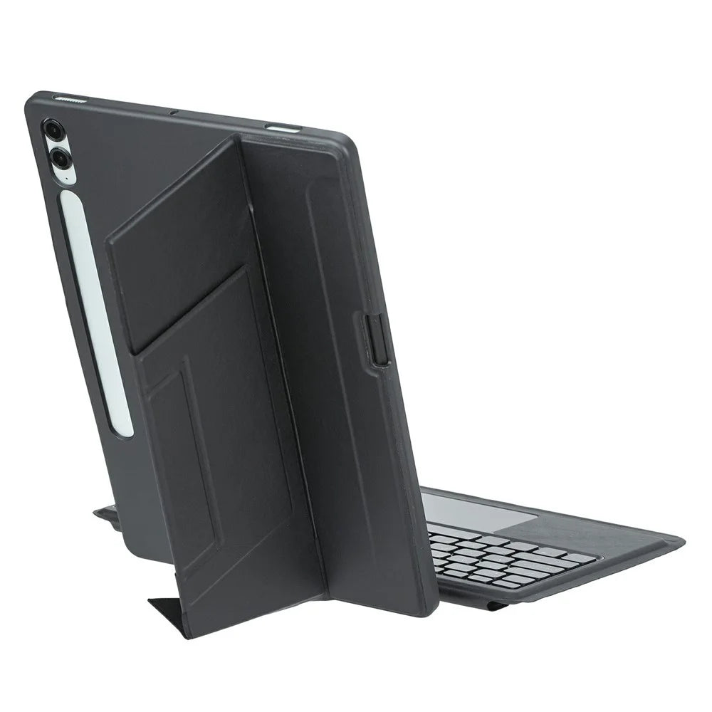 HY-820B For Samsung Galaxy Tab S10 FE+ X620 / X626B Detachable Touchpad Backlit Bluetooth-Compatible Keyboard Tablet Stand Cover - 7