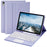 Tablet Case for iPad Air 11 (2026) / (2025) / (2024) / Air (2022) / (2020) Touchpad Bluetooth-Compatible Keyboard Leather Stand Cover - Purple - 1