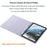 Tablet Case for iPad Air 11 (2026) / (2025) / (2024) / Air (2022) / (2020) Touchpad Bluetooth-Compatible Keyboard Leather Stand Cover - Purple - 4