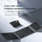 BK19 Mini Bluetooth-Compatible Keyboard Ultra Thin Portable Wireless Tri-Fold Keypad with Touchpad - 5