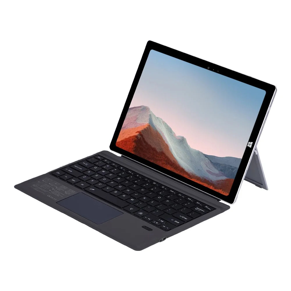 1109-D Bluetooth-Compatible Keyboard for Microsoft Surface Pro 7+ / 7 / 6 / 5 / 4 / 3 Touchpad Backlit Tablet Keyboard - 1