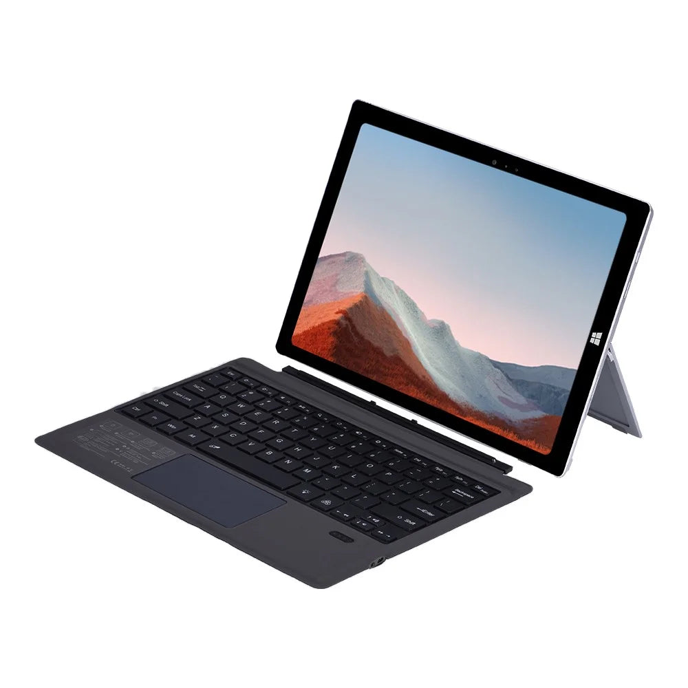 1109-D Bluetooth-Compatible Keyboard for Microsoft Surface Pro 7+ / 7 / 6 / 5 / 4 / 3 Touchpad Backlit Tablet Keyboard - 3
