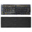 F69 Portable Bluetooth-Compatible Keyboard Transparent Design Two-Fold Keypad for Android / Windows / Ios - 1