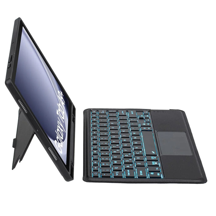 TA09B-AS For Samsung Galaxy Tab A9+ Backlit Touchpad Bluetooth-Compatible Keyboard Leather Case - 3