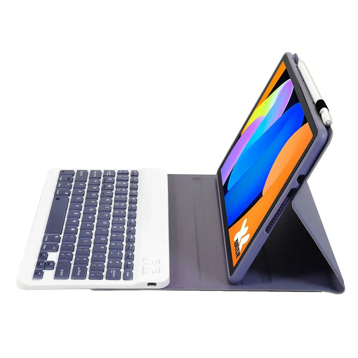 AM31 For Lenovo Tab K11 Gen 2 / Idea Tab / Xiaoxin Pad 11 2025 Leather Case Bluetooth-Compatible Keyboard - Purple - 4