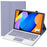 AM31-A For Lenovo Tab K11 Gen 2 / Idea Tab / Xiaoxin Pad 11 2025 Leather Case Touchpad Bluetooth-Compatible Keyboard - Purple - 1