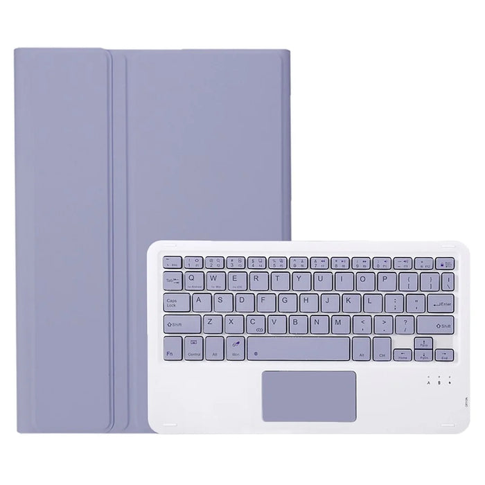 AM31-A For Lenovo Tab K11 Gen 2 / Idea Tab / Xiaoxin Pad 11 2025 Leather Case Touchpad Bluetooth-Compatible Keyboard - Purple - 4
