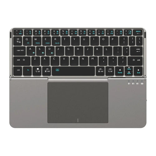 DUX DUCIS OK Fold Series Touchpad Keyboard for Tablet / Phone Two-Fold Design Bluetooth-Compatible 5.0 Keyboard - 1