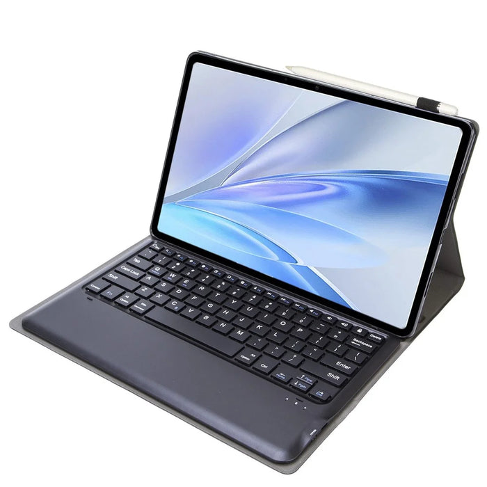AV15 For vivo Pad SE Detachable Bluetooth-Compatible Keyboard Ultra Thin Leather Tablet Case - Black - 3
