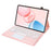 AH29-A For Honor Pad 10 Detachable Touchpad Bluetooth-Compatible Keyboard Leather Tablet Case - Pink - 3