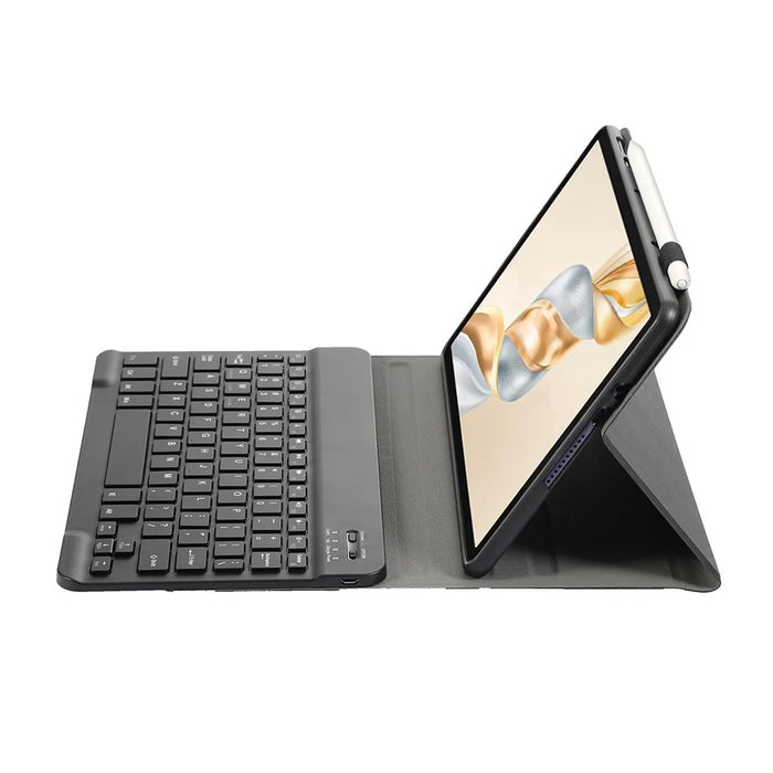 AH28 For Honor Pad X9a / X9 Pro Detachable Bluetooth-Compatible Keyboard Leather + TPU Tablet Case - Black - 3