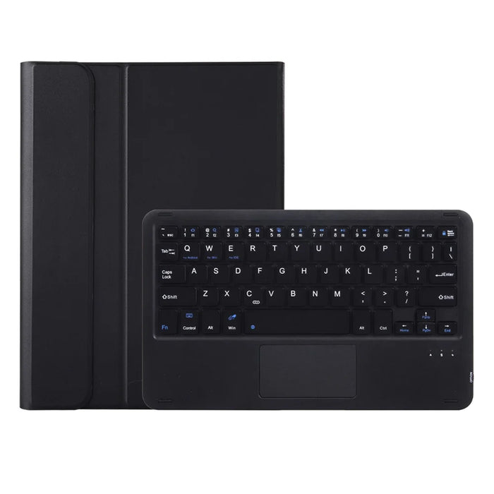 AH28-A For Honor Pad X9a / X9 Pro Detachable Touchpad Bluetooth-Compatible Keyboard Leather Tablet Case - Black - 1