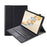 AH28-A For Honor Pad X9a / X9 Pro Detachable Touchpad Bluetooth-Compatible Keyboard Leather Tablet Case - Black - 2