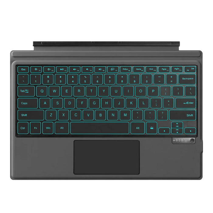 For Microsoft Surface Pro 7 / 6 / 5 / 4 Rechargeable Magnetic Bluetooth-compatible Wireless Keyboard with Backlit - 1