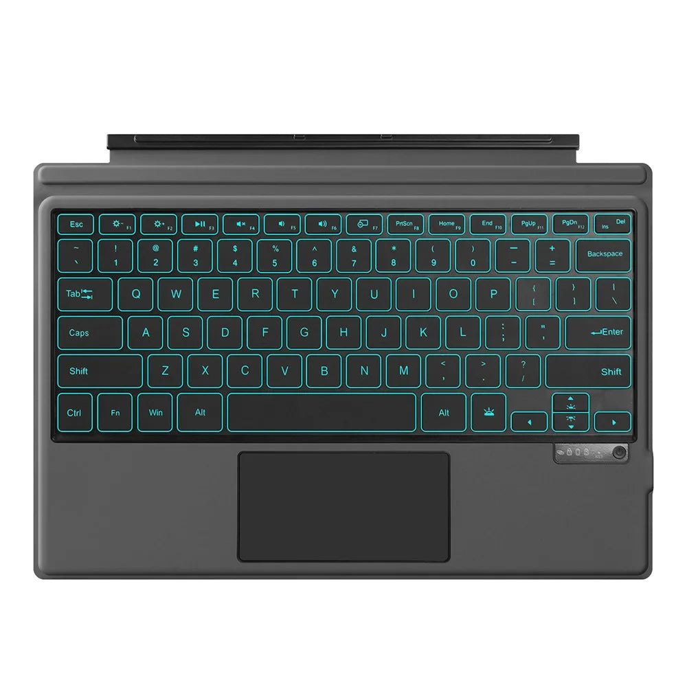 For Microsoft Surface Go 4 / 3 / 2 Rechargeable Magnetic Bluetooth-compatible Wireless Keyboard with Backlit - 1