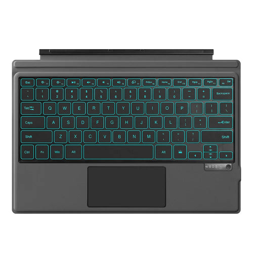 For Microsoft Surface Pro 11 / 10 / 9 / 8 Rechargeable Magnetic Bluetooth-compatible Wireless Keyboard with Backlit - 1