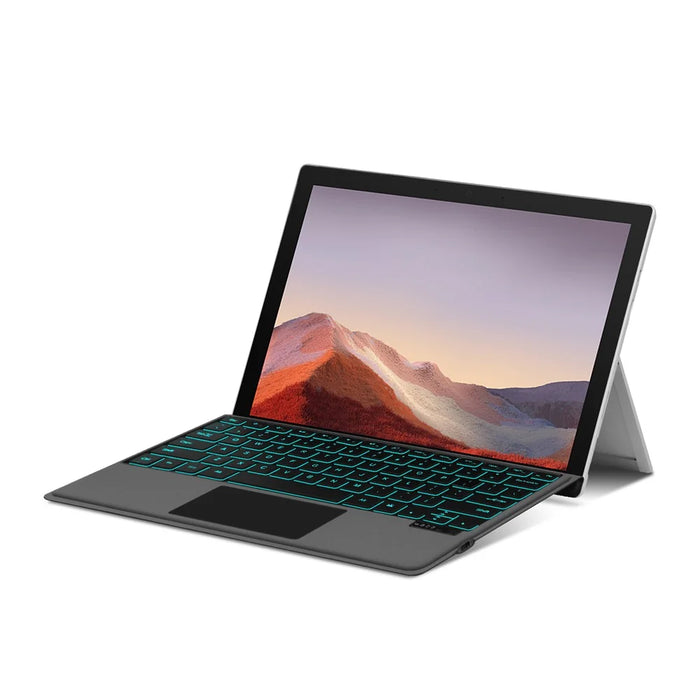 For Microsoft Surface Pro 11 / 10 / 9 / 8 Rechargeable Magnetic Bluetooth-compatible Wireless Keyboard with Backlit - 2