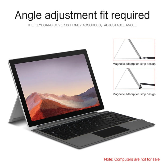 For Microsoft Surface Pro 11 / 10 / 9 / 8 Rechargeable Magnetic Bluetooth-compatible Wireless Keyboard with Backlit - 5